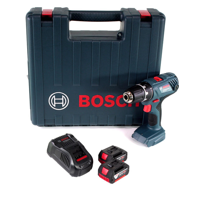 Bosch GSR 18 V-21 Professional Trapano avvitatore a batteria in valigetta da trasporto - senza batteria, senza caricabatterie