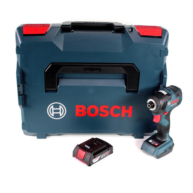 Bosch GDR 18 V-160 Avvitatore ad impulsi a batteria 18 V 1/4" in valigetta L-Boxx - senza batteria, senza caricabatterie