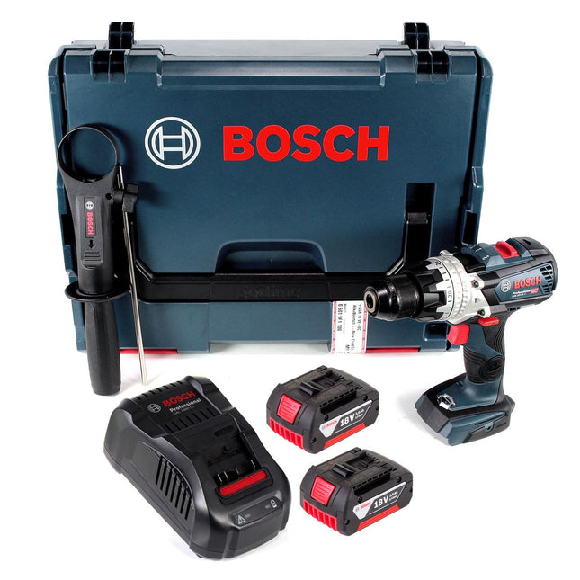 Avvitatore a percussione a batteria Bosch GSB 18V-85 C 18V 85Nm 1/2" Brushless + 2 batterie 3,0Ah + caricabatteria + L-Boxx