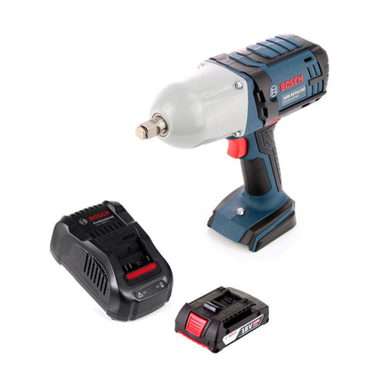 Atornillador de impacto inalámbrico Bosch GDS 18 V-LI HT 18V 650 Nm 1/2" + 1x batería 2.0Ah + cargador