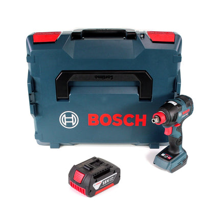 Bosch GDX 18 V-200 C Professional Llave de impacto a batería en maletín L-Boxx + Módulo de conexión Bluetooth GCY 30-4 - Sin batería, sin cargador incluidos