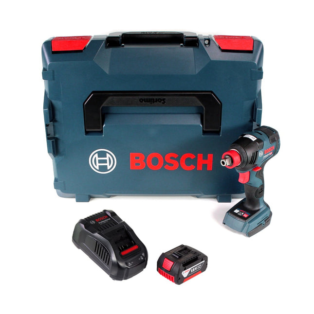 Bosch GDX 18 V-200 C Professional Avvitatore a massa battente a batteria in valigetta L-Boxx + Bosch GCY 30-4 Professional Modulo Bluetooth Connectivity ​​​​​​​- senza batteria, senza caricatore ( 0 601 9G4 200 )