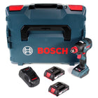 Bosch GDX 18 V-200 C Professional Llave de impacto a batería en maletín L-Boxx - Sin batería, sin cargador incluidos