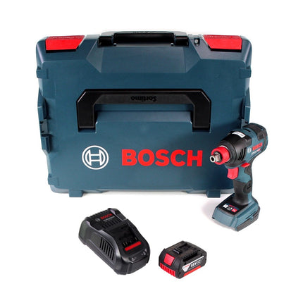 Bosch GDX 18 V-200 C Professional Llave de impacto a batería en maletín L-Boxx - Sin batería, sin cargador incluidos