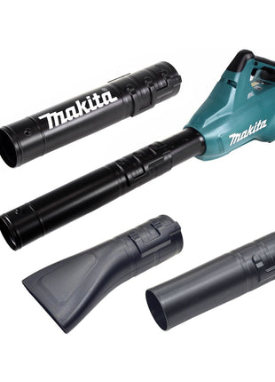 Soplador de hojas inalámbrico Makita DUB 362 Z 2x18V + terminal de soplador + boquilla plana - sin batería, sin cargador