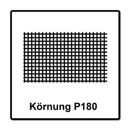 Mirka ABRANET tiras de lija Grip 115x230mm P180 100 piezas (2x 5411205018)