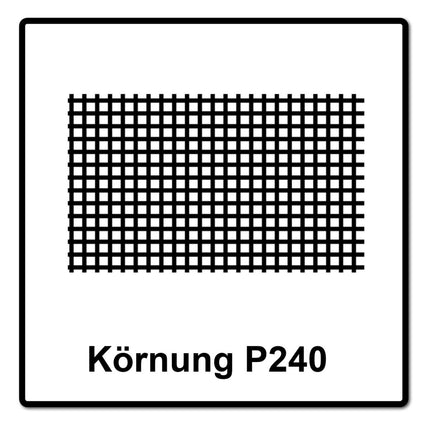 Mirka ABRANET Abrasives Sanding Strips 93x180mm, P240 - 100 pcs. (2x 5412805025)