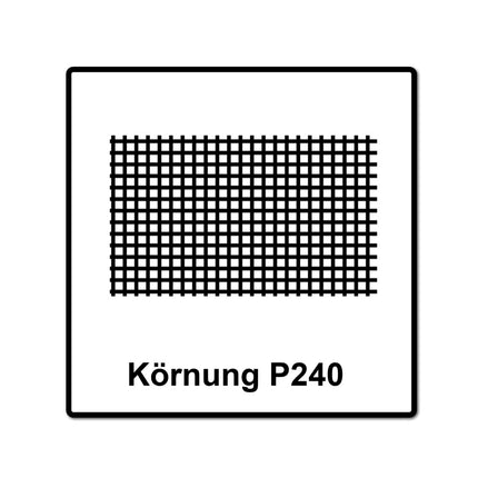 Mirka ABRANET 70x198mm Puño P240, 200ud. (4x5415005025)
