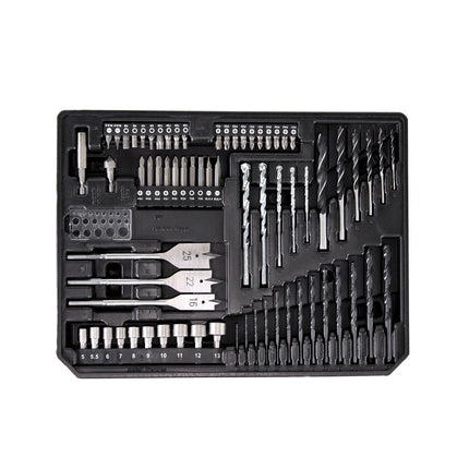 Makita DTD 171 STX4 llave de impacto a batería 18 V 180 Nm 1/4" sin escobillas + 1x batería 5,0 Ah + cargador + juego de brocas de 70 piezas + estuche