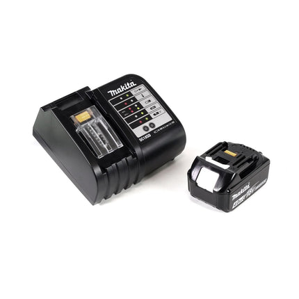 Makita DDF 483 SMX4 Akku Bohrschrauber 18V 40Nm Brushless + 1x Akku 4,0Ah + Ladegerät + 70tlg. Bit Bohrer Set + Koffer