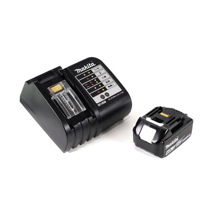 Makita DHP 458 SMX4 Akku Schlagbohrschrauber 18V 91Nm + 1x Akku 4,0Ah + Ladegerät + 70tlg. Bit Bohrer Set + Koffer