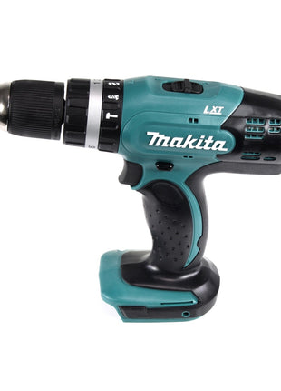 Taladro percutor inalámbrico Makita DHP 453 SFX4 18 V 42Nm + 1x batería 3.0Ah + cargador + 70 piezas. Juego de brocas + estuche