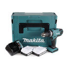 Makita HP 457 DWEJ Akku Schlagbohrschrauber 18V 42Nm G-Serie + 2x Akku 1,5Ah + Ladegerät + Einlage + Makpac