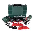 Metabo MT 18 LTX multiherramienta a batería 18V + 2x baterías 5.5Ah + cargador + estuche