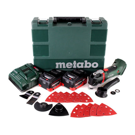Metabo MT 18 LTX multiherramienta a batería 18V + 2x baterías 5.5Ah + cargador + estuche