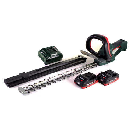 Metabo AHS 18-55 V tagliasiepi a batteria 18V 53cm + 2x batteria 4,0Ah + caricabatterie