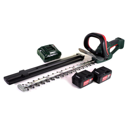 Metabo AHS 18-55 V cordless hedge trimmer 18V 53cm + 2x battery 5.2Ah + charger