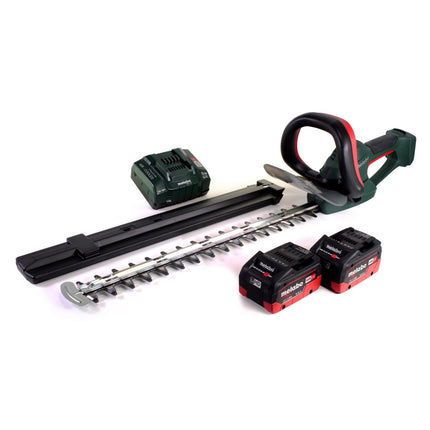Metabo AHS 18-55 V cordless hedge trimmer 18V 53cm + 2x battery 5.5Ah + charger