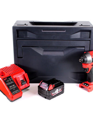 Milwaukee M18 CID-401M Akku Schlagschrauber 18V 180Nm 1/4" Brushless + 1x Akku 4,0Ah + Ladegerät + M-Box