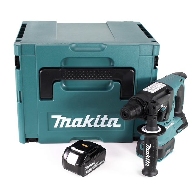 Makita DHR 242 F1J cordless hammer drill 18V 2.0J SDS-plus Brushless + 1x rechargeable battery 3.0Ah + Makpac - without charger