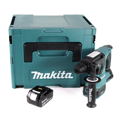 Makita DHR 242 G1J cordless hammer drill 18V 2.0J SDS-plus Brushless + 1x rechargeable battery 6.0Ah + Makpac - without charger