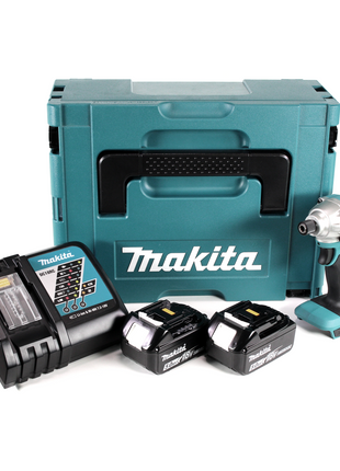 Makita DTD 156 RTJ Akku Schlagschrauber 18V 155Nm + 2x Akku 5,0Ah + Ladegerät + Makpac - Toolbrothers