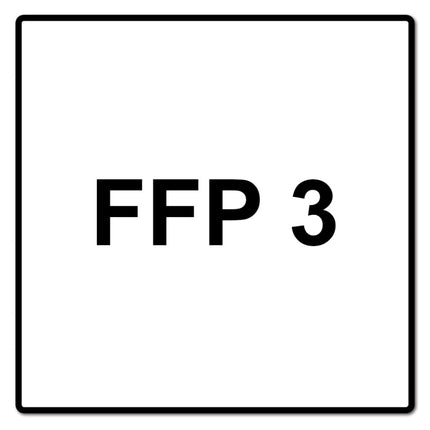 FFP3 Atemschutzmaske 4-Schichten 1Stk. EN149 2001 A1:2009