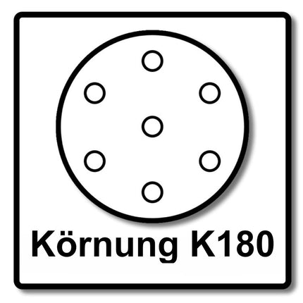 Makita Abrasive disc velcro 125mm K320 for DBO BO DCW DWE GEX PEX SXE BOS - 100 pcs. (5x P-43670)