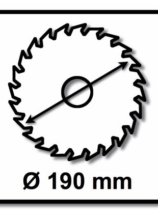 Festool 2x Feinzahn Kreissägeblatt HW 190 x 2,4 mm xFF W48 190 mm 48 Zähne FastFix ( 2x 492050 ) - Toolbrothers