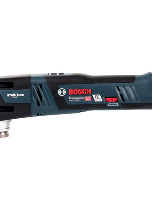 Multicortador Bosch GOP 12V-28 Batería 12V Starlock Sin Escobillas Solo + Starlock Set Best of Renovation 5uds. + L-Boxx - sin batería, sin cargador