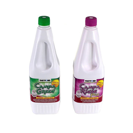 THETFORD Juego de limpieza líquida sanitaria orgánica para inodoro 2x 1,5 l (30397CN)