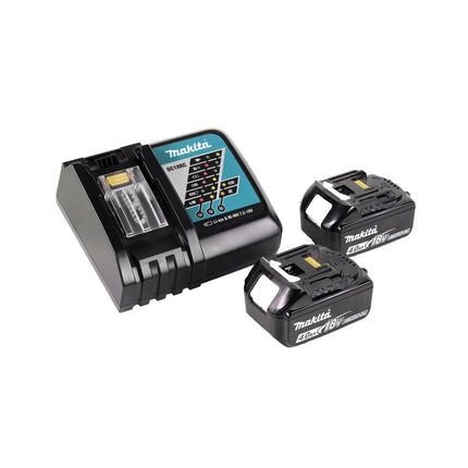 Scie plongeante à batterie Makita DSP 600 RM 36V (2x18V) 165 mm sans balais + 2x batterie 4,0Ah + chargeur