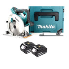 Makita DHS 710 GJ Sega circolare a batteria 36 V (2x 18 V) 190x30 mm + 2x batteria 6,0 Ah + Makpac - senza caricabatteria