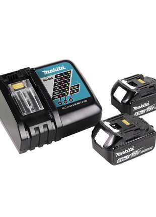 Soplador de hojas a batería Makita DUB 362 RT 2x18V + 2x batería 5.0Ah + cargador