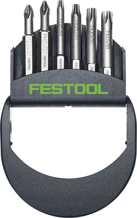 Festool BT-IMP SORT5 Set d'embouts - 1/4", 50mm, 6pcs. + Bit-Check (204385)