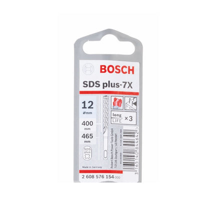 Taladro percutor Bosch SDS-plus 7X brocas 12x400x465mm carburo (2608576154) certificado PGM