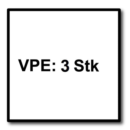 Bosch T 118 AHM 3x hoja de sierra de calar Endurance para acero inoxidable 83/1,1 mm (2608630663) Larga duración