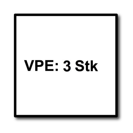 Bosch T 118 EHM 3x hoja de sierra de calar Endurance para acero inoxidable 83/1,4 mm (2608630665) Larga duración