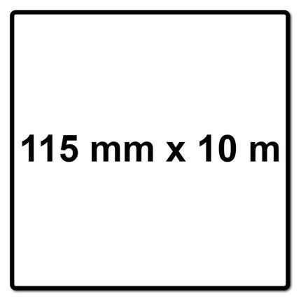 Mirka ABRANET 2x rollo de papel de lija 115mm x 10m P120 rollo de lija Velcro (2x 545BY001123R)