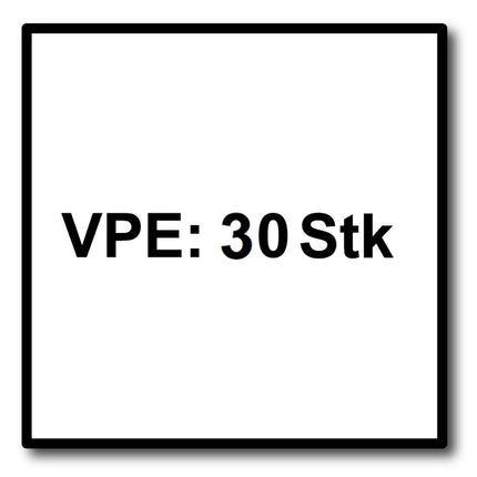 Bosch Set de brocas y fresadoras / 30 piezas / 6 mm ( 2607017474 ) DIN EN-847