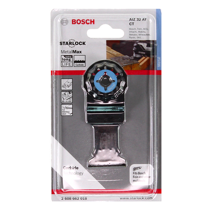 Bosch AIZ 32 AT Hoja de sierra para multiherramientas MetalMax / Carburo / Starlock / 32x40 mm ( 2608662018 )