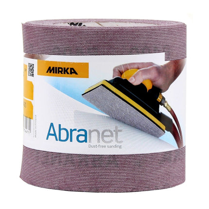 Mirka ABRANET 2x rollo de papel de lija 115mm x 10m P400 rollo de lija Velcro (2x 545BY001413R)