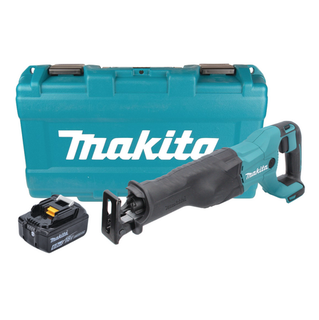 Makita DJR186G1K Cordless Reciprocating Saw 18V + 1x Battery 6.0 Ah + Case - without charger