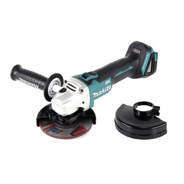 Amoladora angular inalámbrica Makita DGA 504 Z 18 V 125 mm sin escobillas solo + funda protectora - sin batería, sin cargador