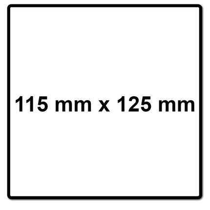 Mirka Goldflex Soft Perforated sanding sheet roll 115x125mm, P800 - 400 pcs. (2x 2912707081)