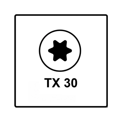 Fischer Power-Fast II FPF II Viti per pannelli 6,0x130 mm - 50 pz. ( 670691 ) Testa svasata con filettatura Torx parziale elettrolitica, blu passivata