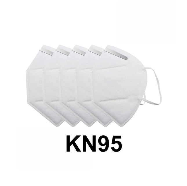 5x mascarilla respiradora KN95 95% rendimiento de filtro FPP2 comparable de 4 capas