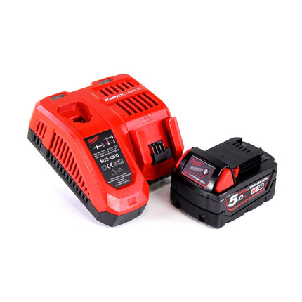 Herramienta multifuncional a batería Milwaukee M18 BMT-501C 18V (4933446203) + 1x batería 5.0Ah + cargador