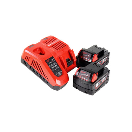 Milwaukee M18 BMT-502C cordless multifunction tool 18V ( 4933446203 ) + 2x rechargeable battery 5.0Ah + charger