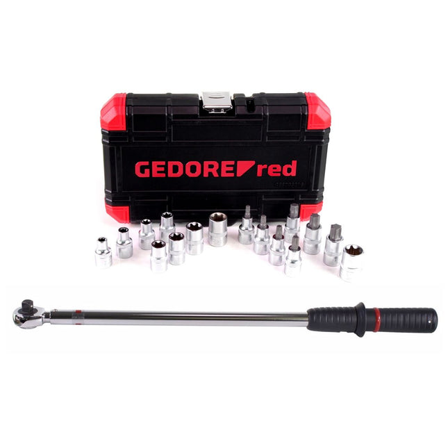 Facom S.208-340 llave dinamométrica 1/2" 60 - 340Nm + juego de 16 llaves de vaso 1/2" (R68003016)